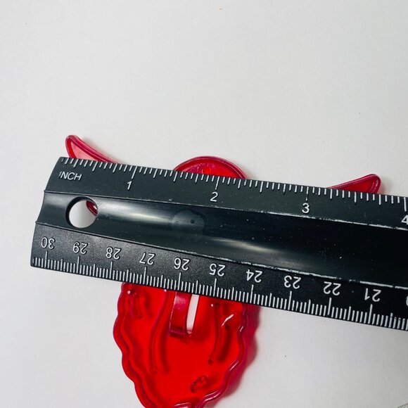 Vintage Red Nativity Angel Cookie Cutter Made In USA By HRM - Picture 5 of 6